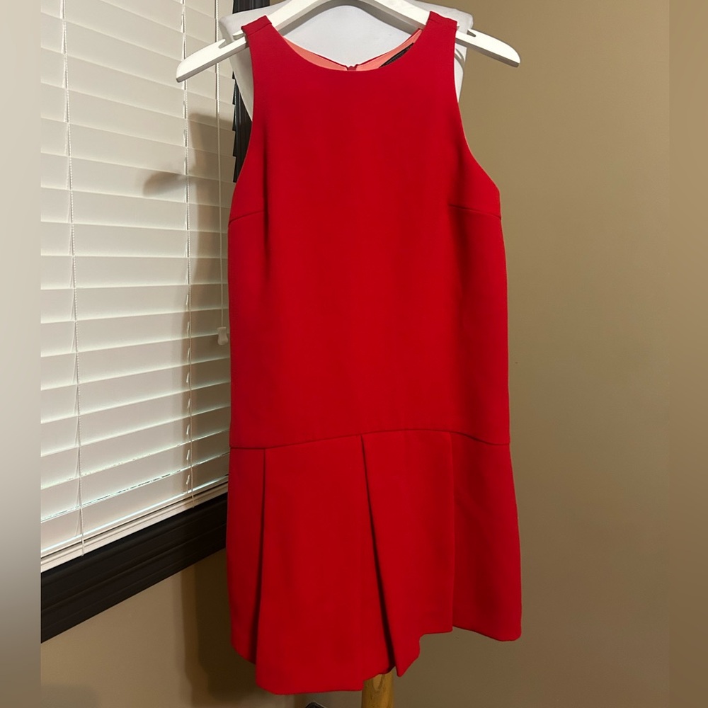 Zara Vibrant Red Trafaluc Sleeveless Romper - Picture 2 of 4